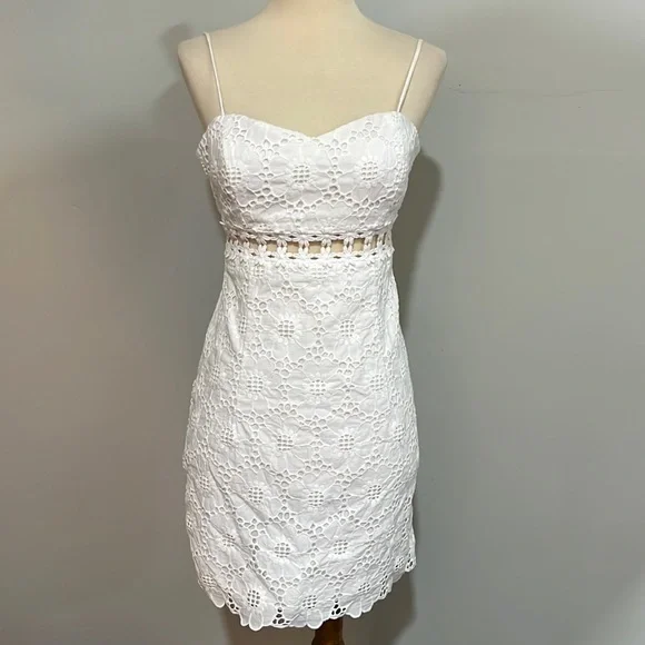 lilly pulitzer white mini dress Alvalynn Dress